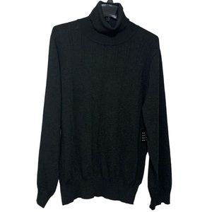 Select + Trend Ladies Charcoal Turtleneck